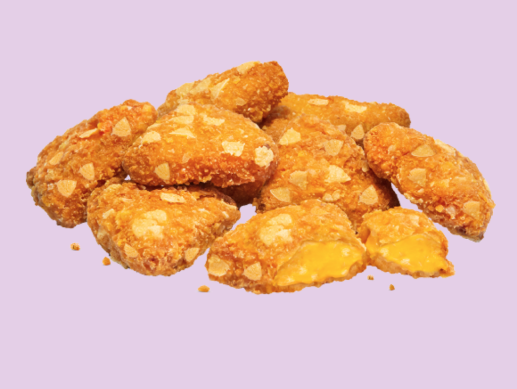 Indbagte ostesnacks