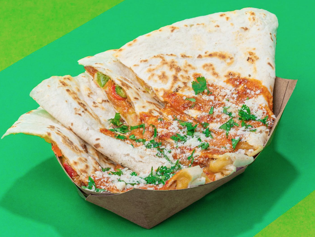 Quesadillas med oksekød og ost